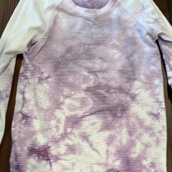 Lululemon size 4 long sleeve be tie dye shirt - Picture 3 of 5